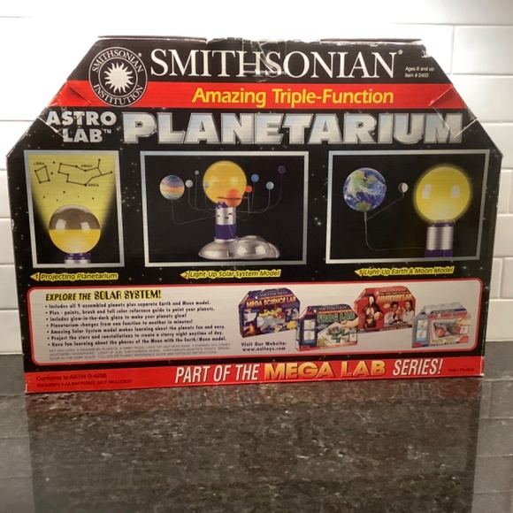 Smithsonian # 2400 Astro Lab Projecting Planetarium Triple Function 1998 - Picture 3 of 6